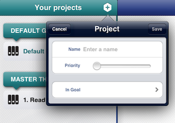 Use the best ipad apps for business - Project management iPad - add a project Use the best ipad apps for business - Project management iPad - add a project