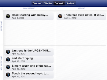 use your iPad Calendar app for note taking - task matrix use your iPad Calendar app for note taking - task matrix