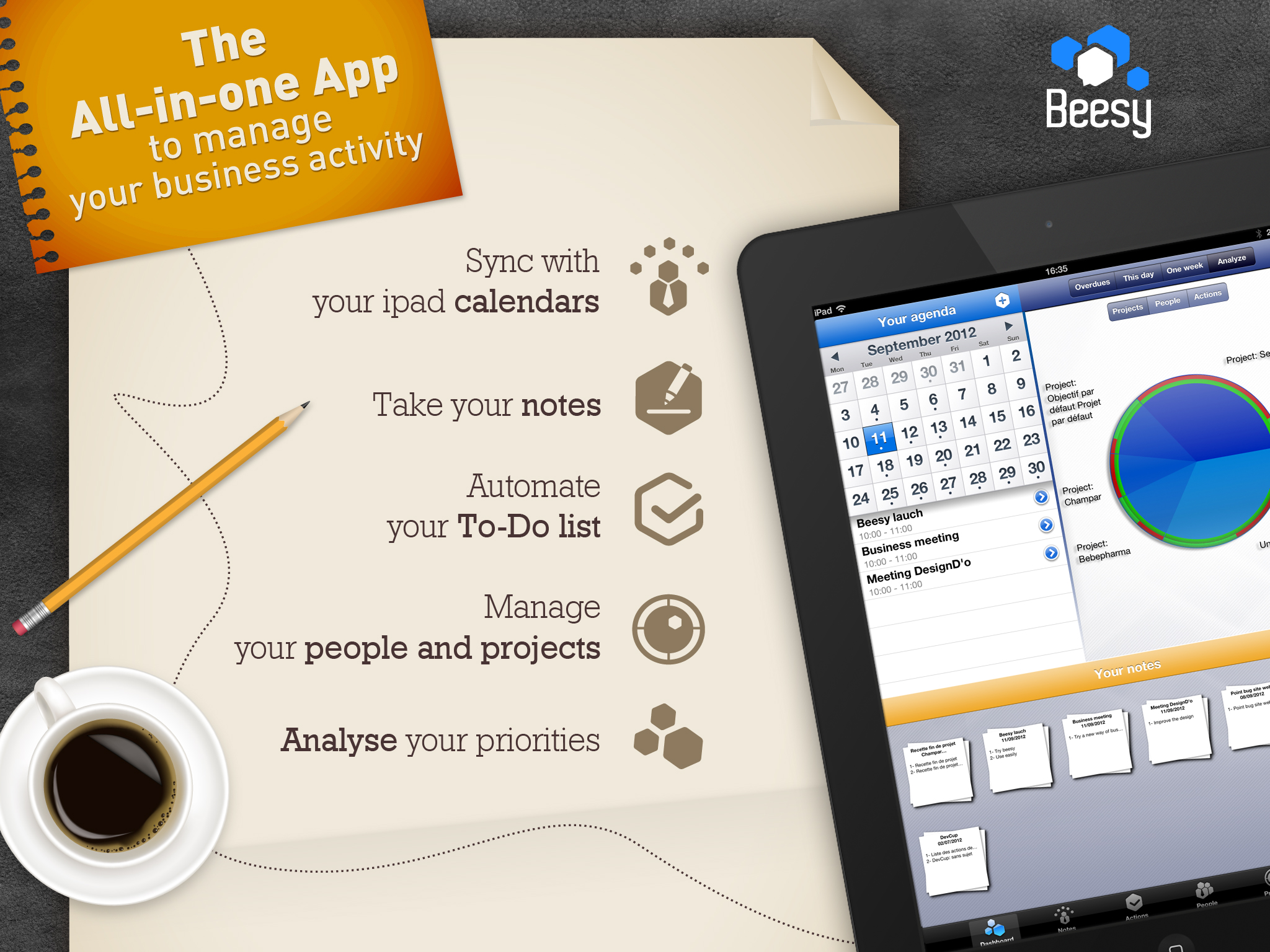Beesy HD ��� A complete note taking app for iPad Beesy HD A complete note taking app for iPad