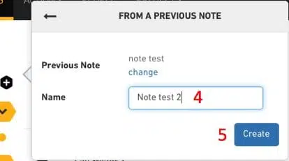 Note name Note name