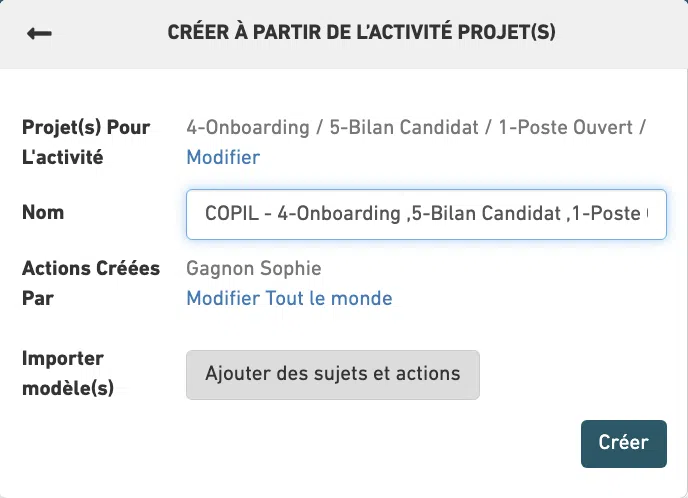 Widget calendrier Widget calendrier
