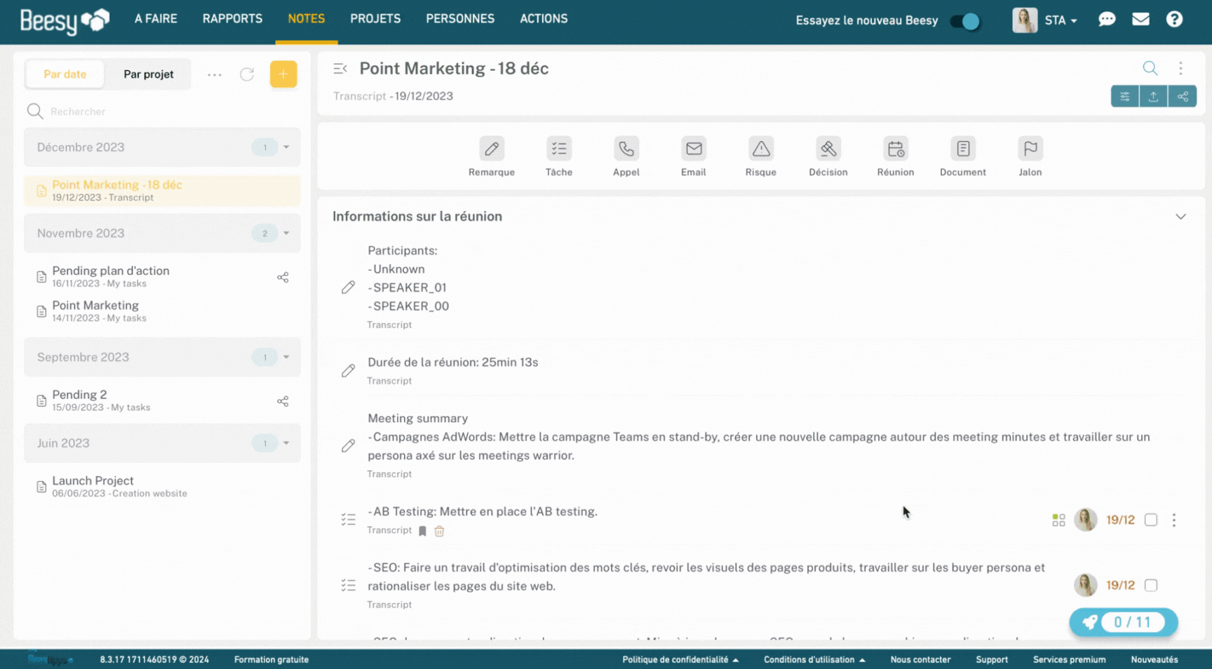 RACI - Gestion de projet 100% infaillible, succès garanti - raci Raci dans Beesy