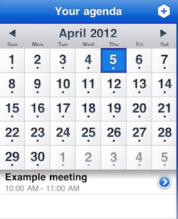 Use your iPad calendar app for note taking Beesy help
