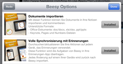 Read files on iPad: import PDF, Office & iWork documents with Beesy 1.50