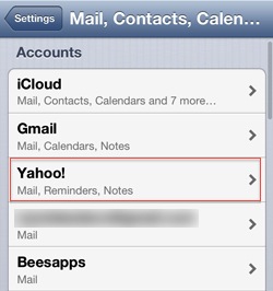 Beesy - sync iOS reminders with Yahoo Task iPad