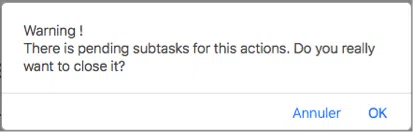 Warning2 - subtasks