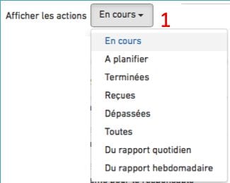 Etat de l'action Etat de l'action