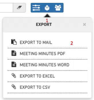 Export to mail