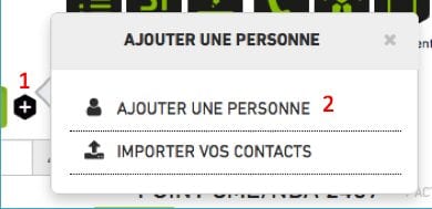 Ajouter une personne Ajouter une personne