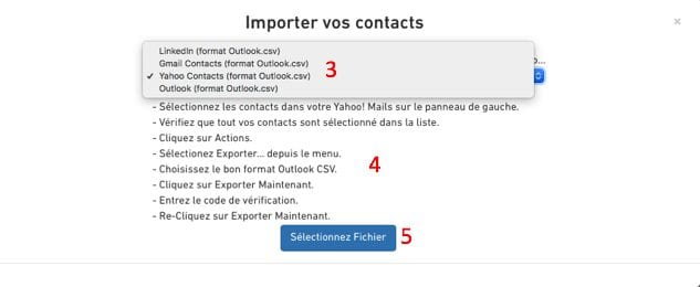Importer contacts 2 Importer contacts 2