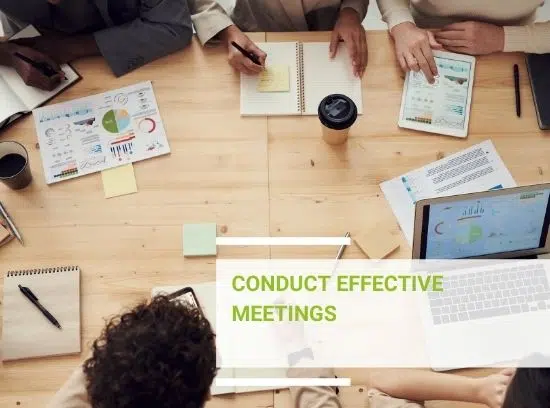 How to conduct a meeting and structure meeting minutes