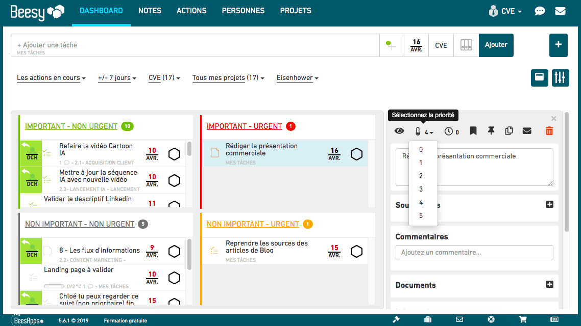 Travailler en équipe avec Beesy