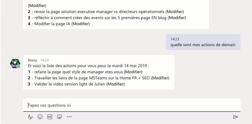 Beesy, l'intelligence artificielle des managers et des équipes