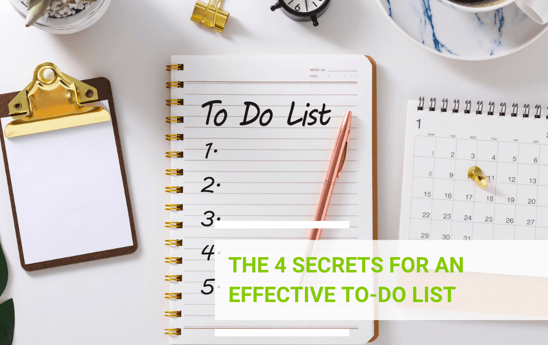 The 4 secrets for an effective To-Do List