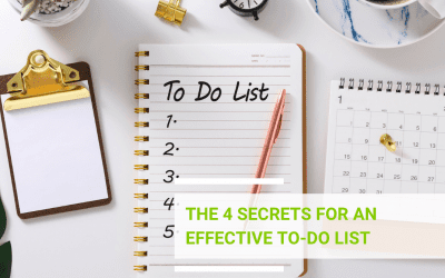 The 4 secrets for an effective To-Do List