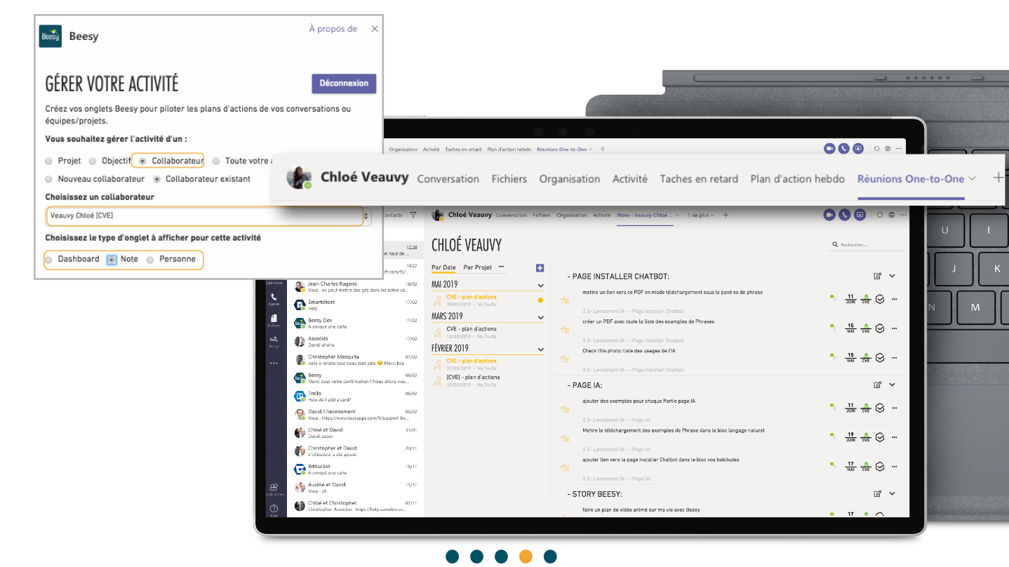 Gérer ses collaborateurs avec Beesy et Teams