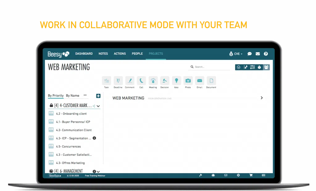 Work in collaborative mode with your team