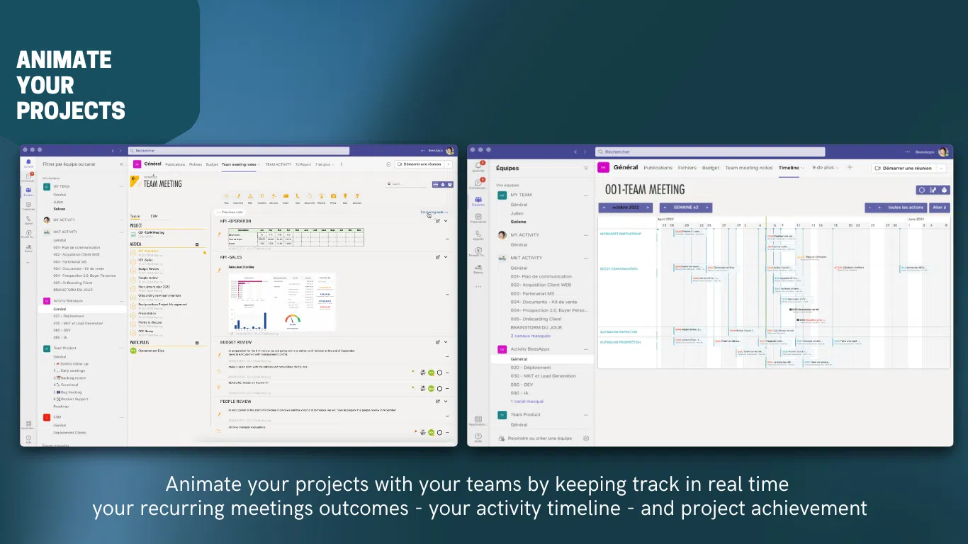 Animer ses projets 2 - Help Center Beesy & Microsoft