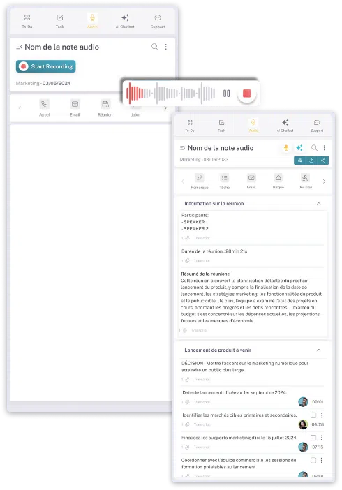Chrome extension FR 3 - Gérer votre activité