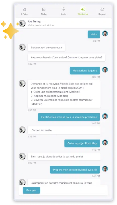 Chrome extension FR 5 - Gérer votre activité