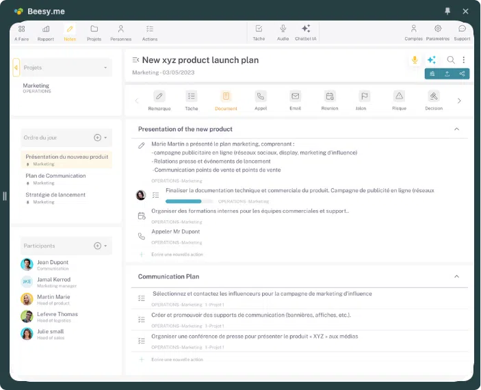 Chrome extension FR 6 - Gérer votre activité